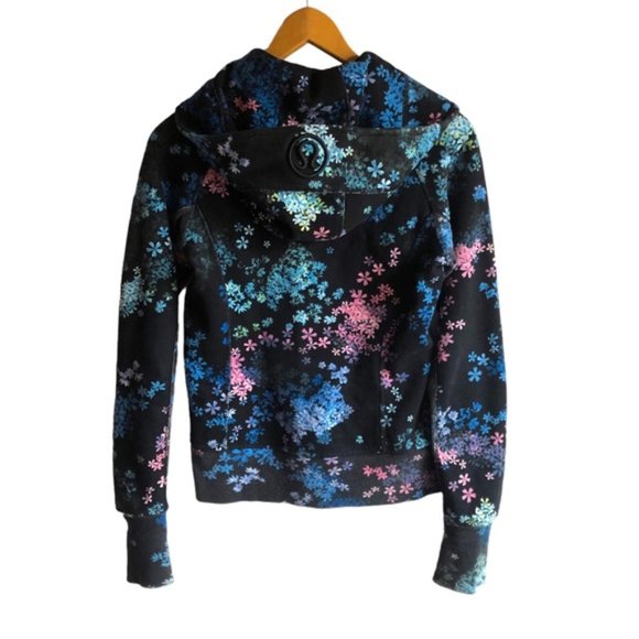 Lululemon Scuba Hoodie *Stretch US 4 Petal Pop Multi / Fresh Teal Lined - Picture 8 of 16